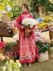 IVY-04 | 3Pc Unstitched Suit Printkari Lawn IVY Bloom By Parishay