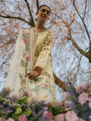 IVY-06 | 3Pc Unstitched Suit Printkari Lawn IVY Bloom By Parishay