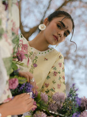 IVY-06 | 3Pc Unstitched Suit Printkari Lawn IVY Bloom By Parishay
