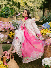 IVY-09 | 3Pc Unstitched Suit Printkari Lawn IVY Bloom By Parishay