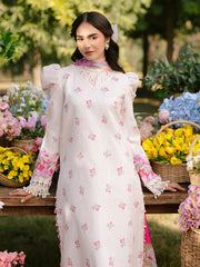 IVY-09 | 3Pc Unstitched Suit Printkari Lawn IVY Bloom By Parishay