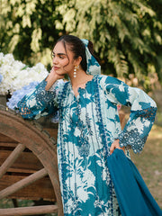 IVY-11 | 3Pc Unstitched Suit Printkari Lawn IVY Bloom By Parishay