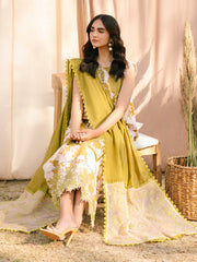 IVY-12 | 3Pc Unstitched Suit Printkari Lawn IVY Bloom By Parishay