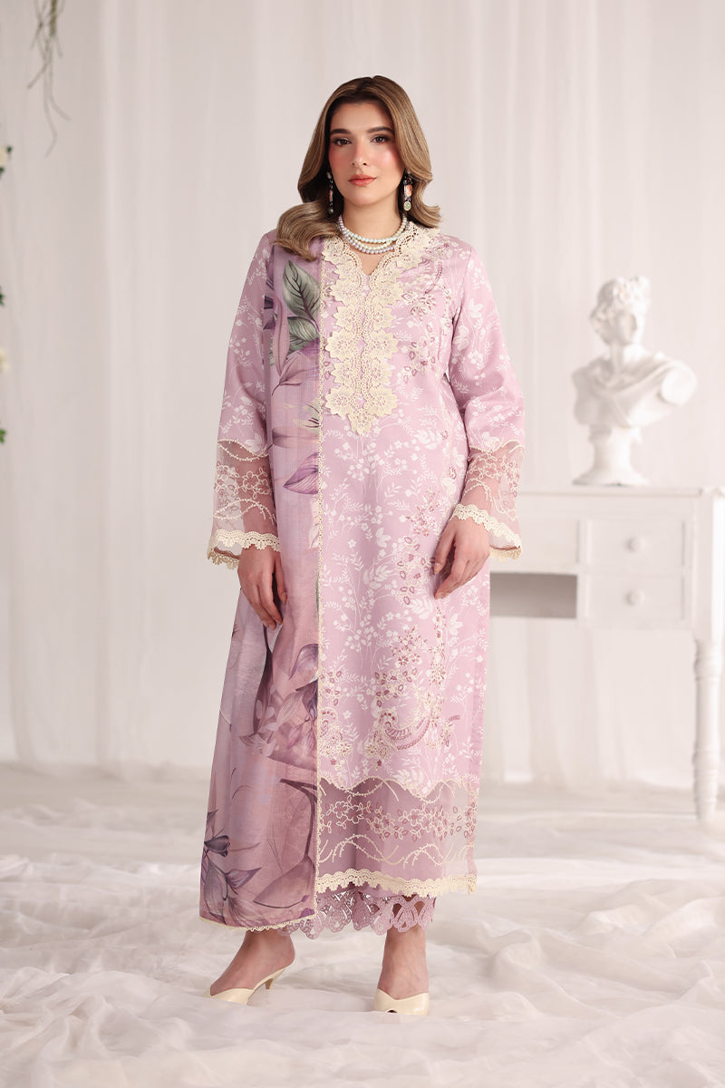 Isabella | 3Pc Unstitched Suit Summer Embroidered Edit '26 Nova By Rang Rasiya
