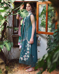 3-PC Unstitched Embroidered Lawn The Secret Garden By Mushq | Ivy Spell