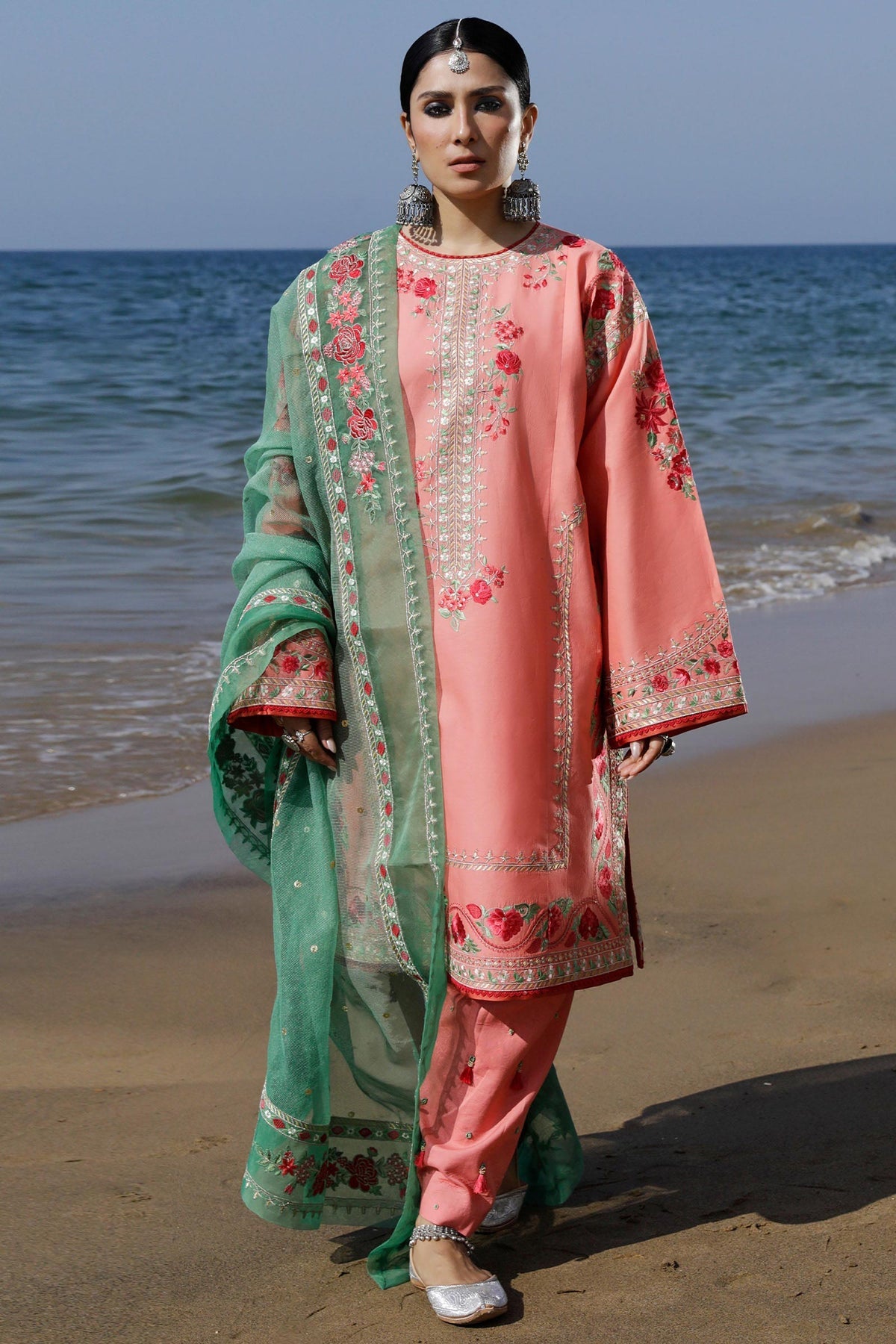 JIYA 6A | 3PC Unstitched Summer Lawn By Zara Shahjahan