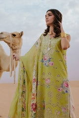 3-PC Unstitched Embroidered Luxury Lawn By Saira Rizwan | NAVA