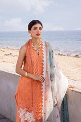 MABE - SRLL24-04 | 3PC Unstitched Luxury Lawn By Saira Rizwan