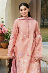 JABEEN-6A | 3Piece Unstitched Coco Lawn By Zara Shahjahan