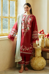 JANAAN-7A | 3Piece Unstitched Coco Lawn By Zara Shahjahan