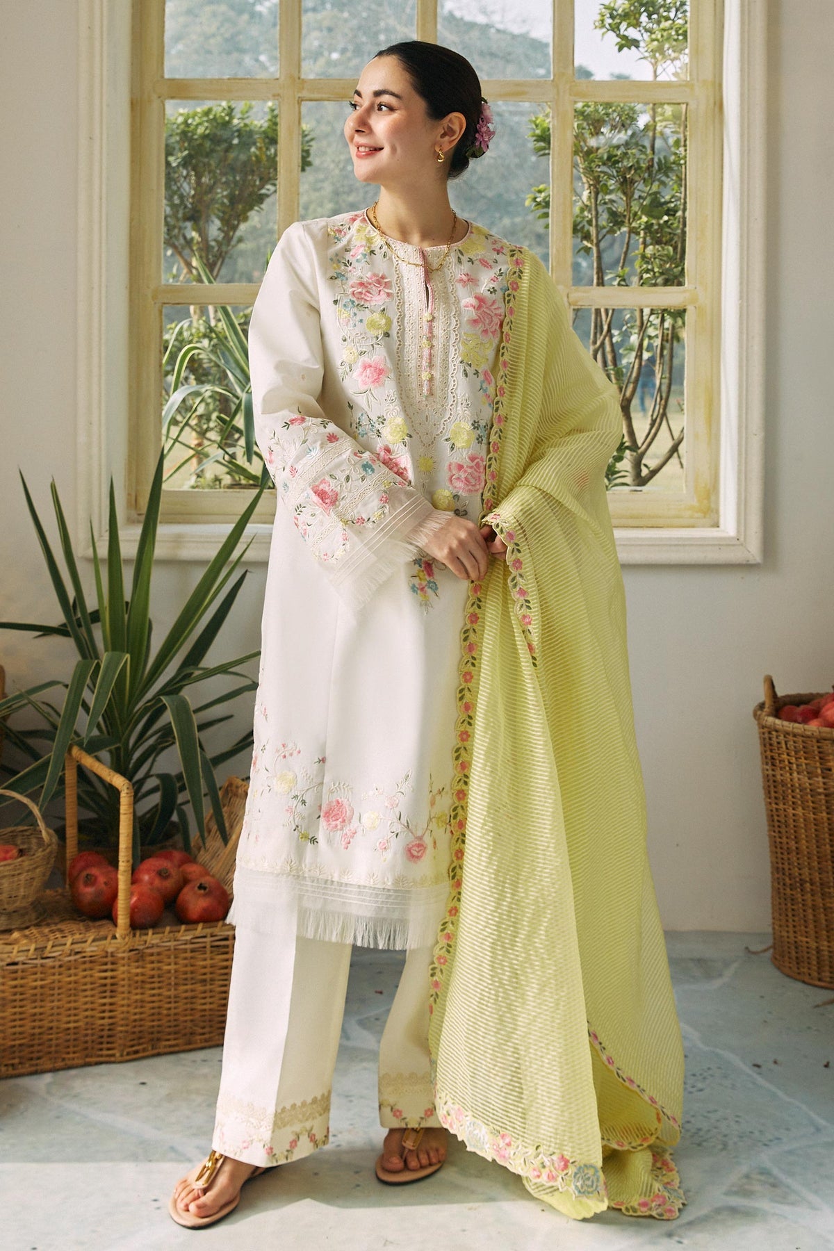 JANAAN-7B | 3Piece Unstitched Coco Lawn By Zara Shahjahan