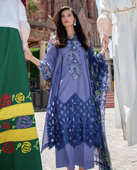 3-PC Unstitched Embroidered Lawn Odessey By Mushq | Juana
