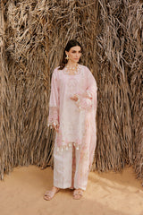 3-PC Unstitched Embroidered Luxury Lawn By Saira Rizwan | HAYAM