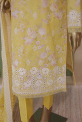 KNC-02 | 3PC Unstitched Kohinoor Netkari Embroidered By Hz Textiles