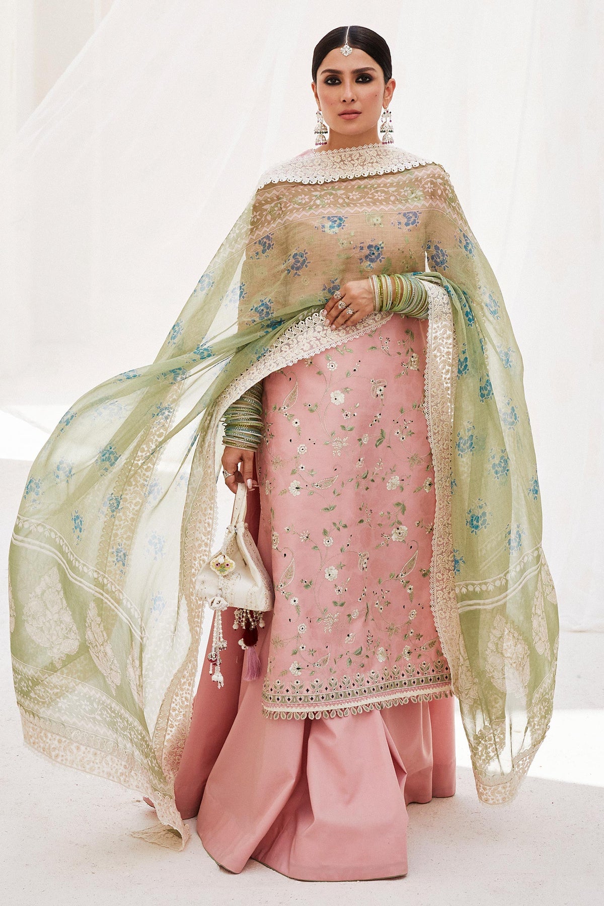 KORINA 3A | 3PC Unstitched Summer Lawn By Zara Shahjahan