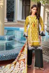 3 Piece Printed Khaddar Suit with Dupatta By Gul Ahmed