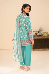 3 Piece Printed Khaddar Suit with Dupatta By Gul Ahmed
