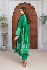 3 Piece Printed Khaddar Suit with Zari Dupatta By Gul Ahmed