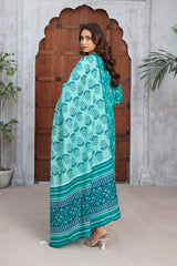 3 Piece Printed Khaddar Suit with Zari Dupatta By Gul Ahmed