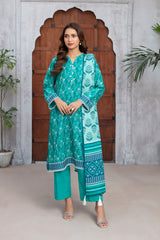 3 Piece Printed Khaddar Suit with Zari Dupatta By Gul Ahmed