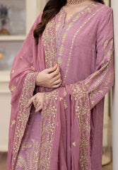 3-PC Unstitched Embroidered Rod Viscose Omid By Johra | JW-062