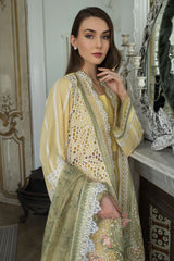 D-11 A | 3PC Unstitched Luxury Lawn Collection By Sobia Nazir