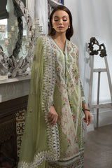 D-14 A | 3PC Unstitched Luxury Lawn Collection By Sobia Nazir