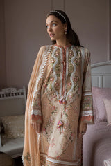 D-14 B | 3PC Unstitched Luxury Lawn Collection By Sobia Nazir