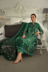 D-15 B | 3PC Unstitched Luxury Lawn Collection By Sobia Nazir