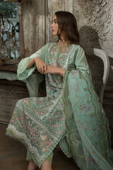 D-1 A | 3PC Unstitched Luxury Lawn Collection By Sobia Nazir