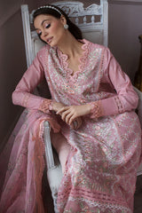 D-1 B | 3PC Unstitched Luxury Lawn Collection By Sobia Nazir