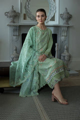 D-2 A | 3PC Unstitched Luxury Lawn Collection By Sobia Nazir