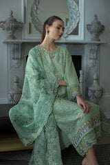 D-2 A | 3PC Unstitched Luxury Lawn Collection By Sobia Nazir