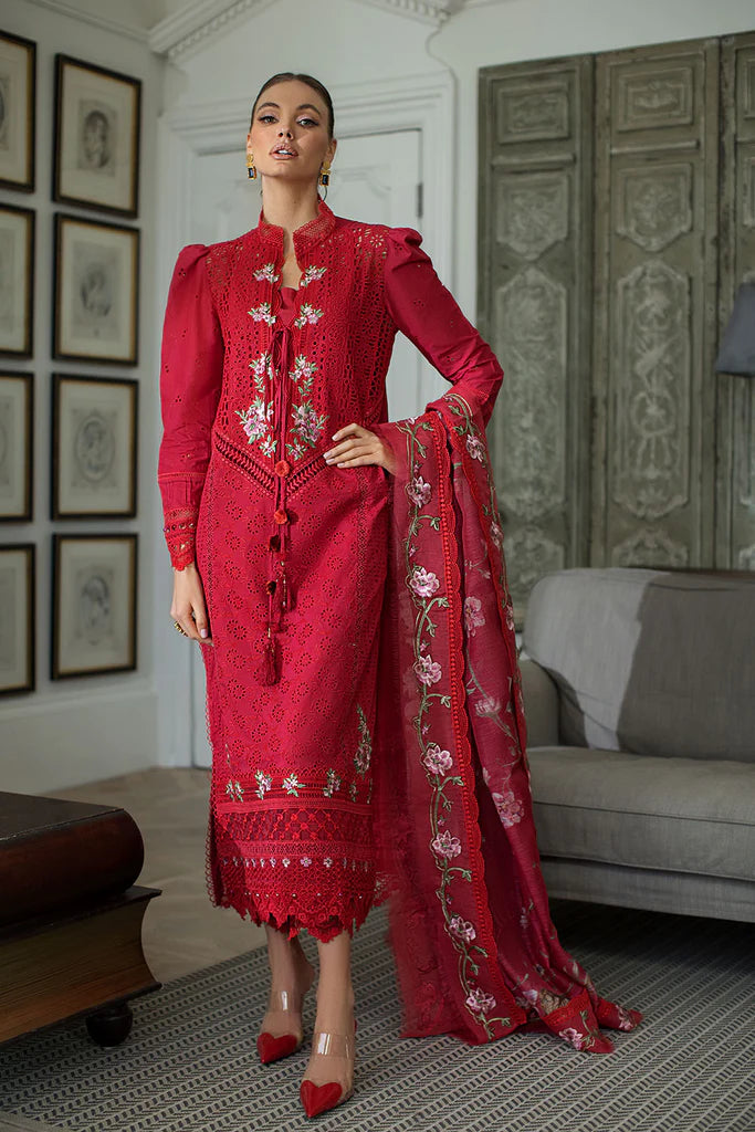 D-3 B | 3PC Unstitched Luxury Lawn Collection By Sobia Nazir