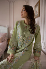 D-4 A | 3PC Unstitched Luxury Lawn Collection By Sobia Nazir