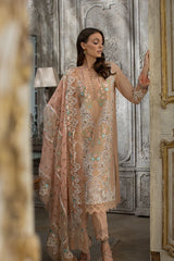 D-4 B | 3PC Unstitched Luxury Lawn Collection By Sobia Nazir