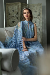 D-6 A | 3PC Unstitched Luxury Lawn Collection By Sobia Nazir