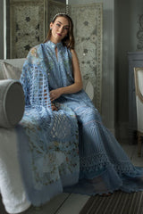 D-6 A | 3PC Unstitched Luxury Lawn Collection By Sobia Nazir