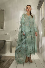 D-6 B | 3PC Unstitched Luxury Lawn Collection By Sobia Nazir