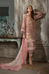 D-7 B | 3PC Unstitched Luxury Lawn Collection By Sobia Nazir