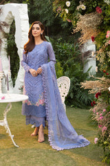 3-PC Unstitched Embroidered Luxury Lawn By Sobia Nazir | L25-10B