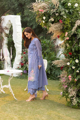 3-PC Unstitched Embroidered Luxury Lawn By Sobia Nazir | L25-10B