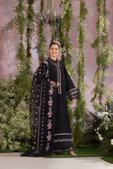 3-PC Unstitched Embroidered Luxury Lawn By Sobia Nazir | L25-11A