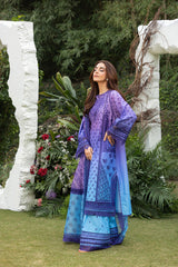 3-PC Unstitched Embroidered Luxury Lawn By Sobia Nazir | L25-12B