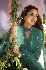 Design 15B | 3Pc Unstitched Suit Luxury Lawn By Sobia Nazir