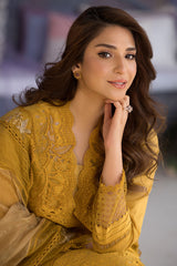 3-PC Unstitched Embroidered Luxury Lawn By Sobia Nazir | L25-1A