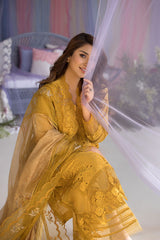 3-PC Unstitched Embroidered Luxury Lawn By Sobia Nazir | L25-1A