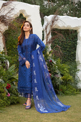 3-PC Unstitched Embroidered Luxury Lawn By Sobia Nazir | L25-1B