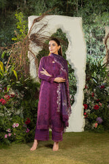 3-PC Unstitched Embroidered Luxury Lawn By Sobia Nazir | L25-2B