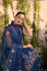 Design 4A | 3Pc Unstitched Suit Luxury Lawn By Sobia Nazir